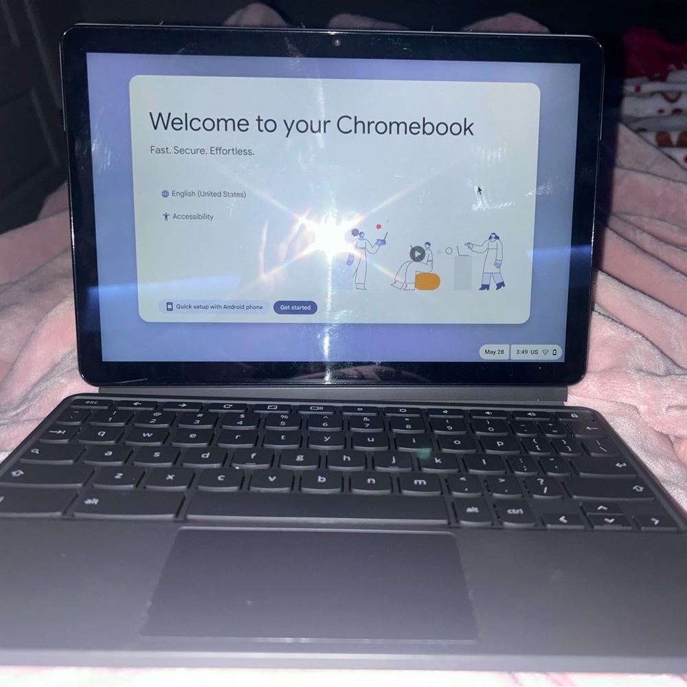 Black Chromebook Tablet